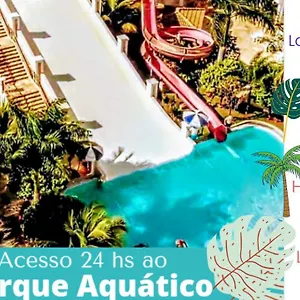 Apart-hotel Lacqua Di Roma Com Super Parque Aquático Incluso Para Sua Família!